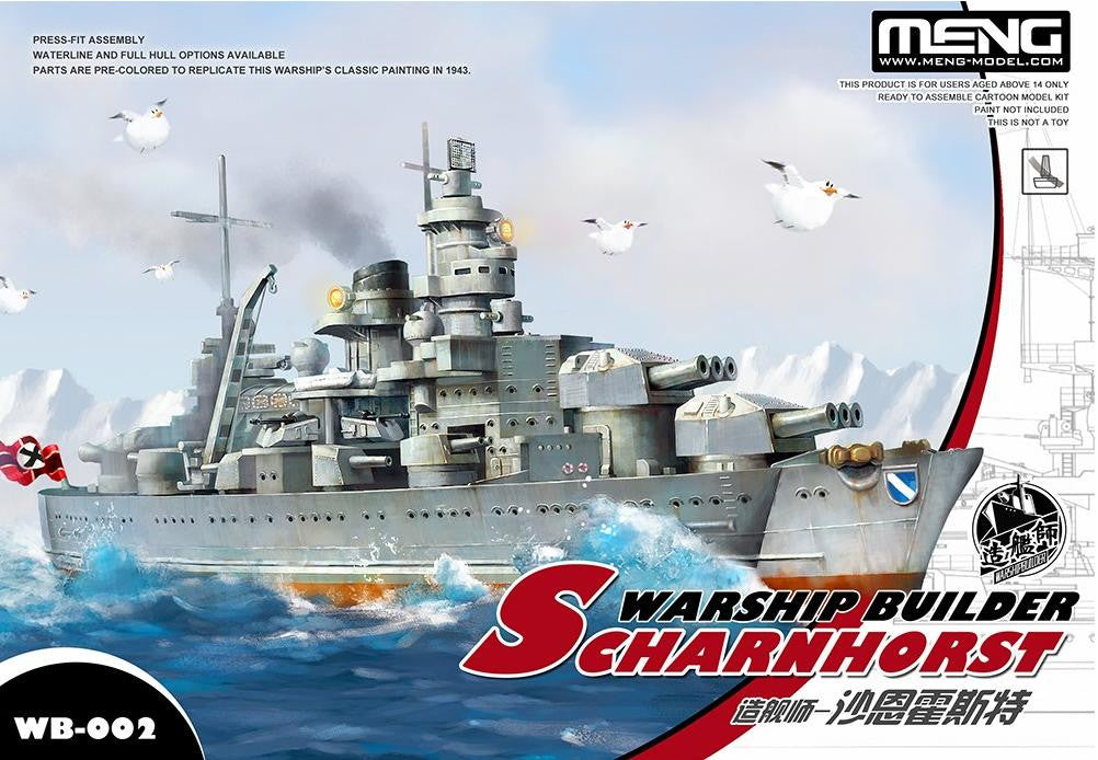 Meng Scharnhorst Warship Builder WB002
